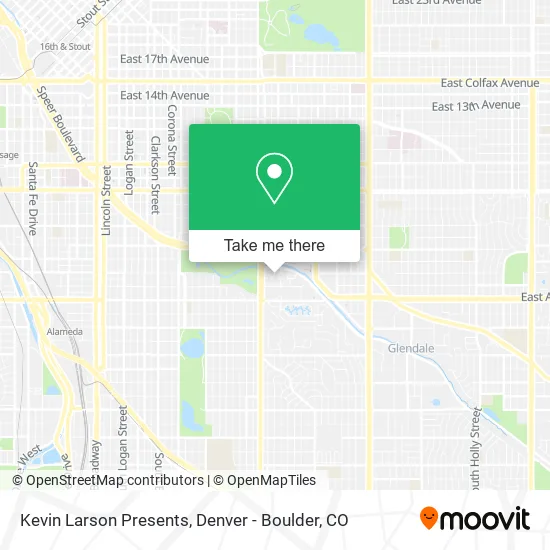 Kevin Larson Presents map