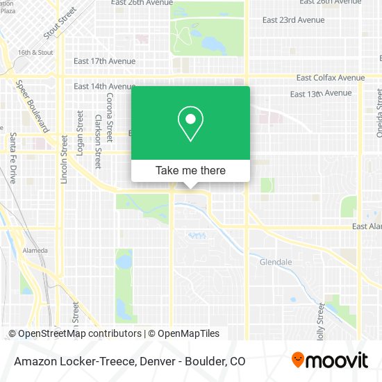 Mapa de Amazon Locker-Treece