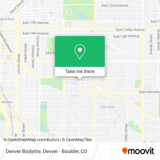 Denver Bodytite map