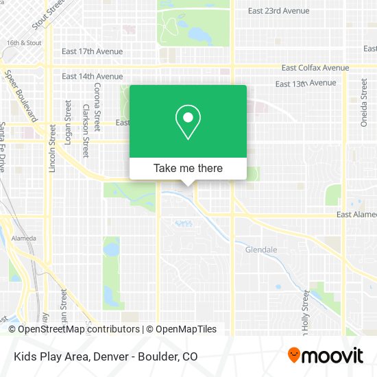 Kids Play Area map