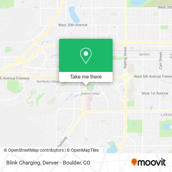 Blink Charging map