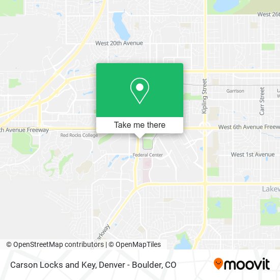 Carson Locks and Key map