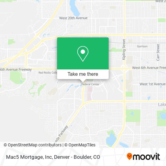 Mac5 Mortgage, Inc map
