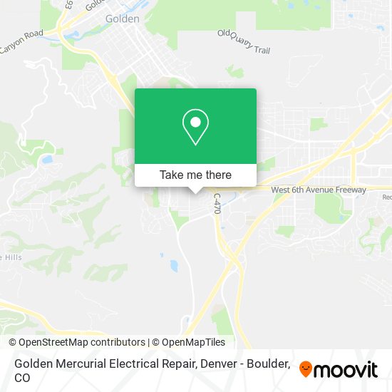 Golden Mercurial Electrical Repair map