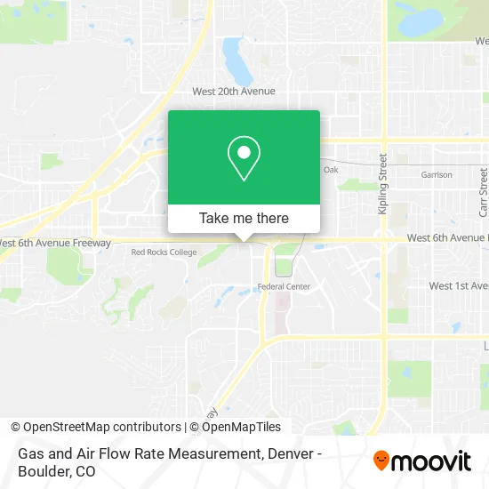 Gas and Air Flow Rate Measurement map