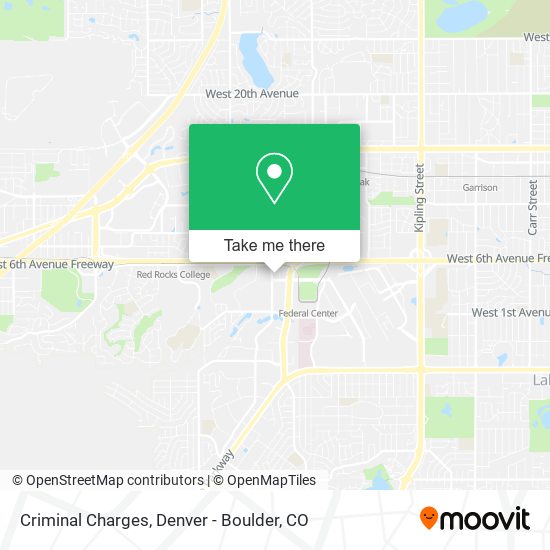 Mapa de Criminal Charges