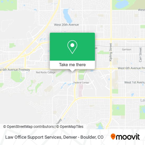 Law Office Support Services map