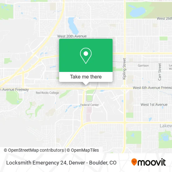 Locksmith Emergency 24 map