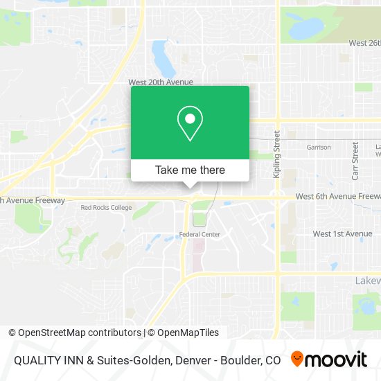 QUALITY INN & Suites-Golden map