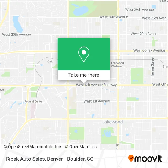 Ribak Auto Sales map