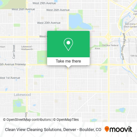 Mapa de Clean View Cleaning Solutions