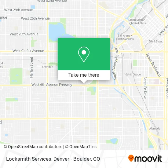 Locksmith Services map