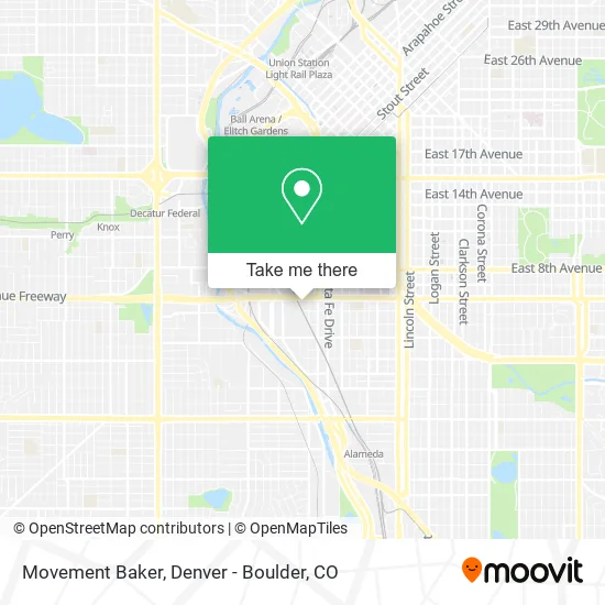 Mapa de Movement Baker