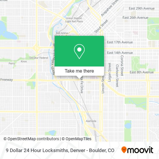 9 Dollar 24 Hour Locksmiths map