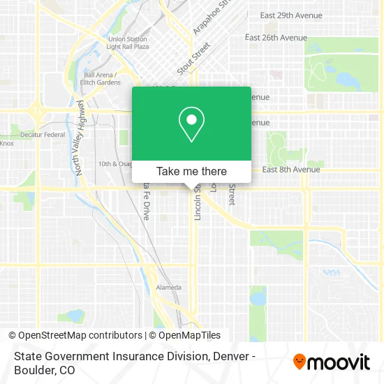 State Government Insurance Division map