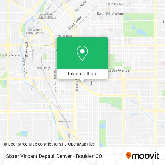 Sister Vincent Depaul map