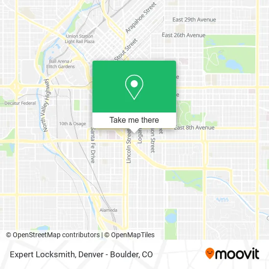 Expert Locksmith map