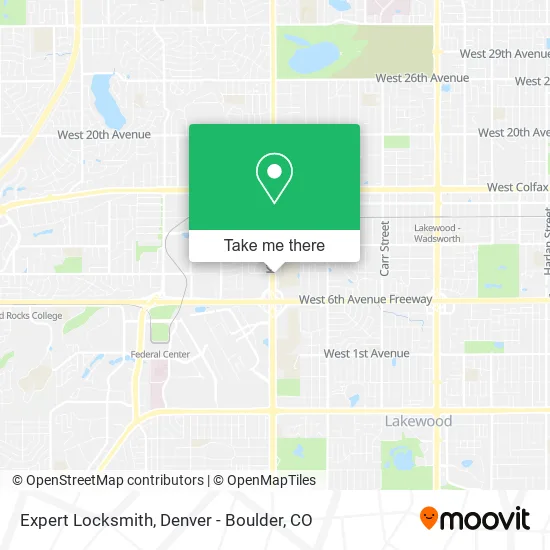 Expert Locksmith map