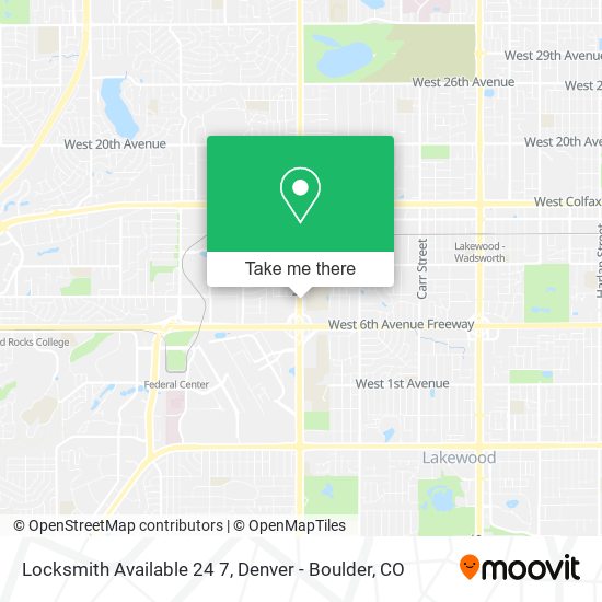 Locksmith Available 24 7 map