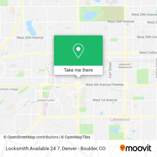 Locksmith Available 24 7 map