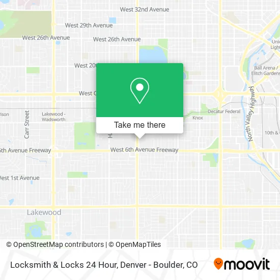 Locksmith & Locks 24 Hour map