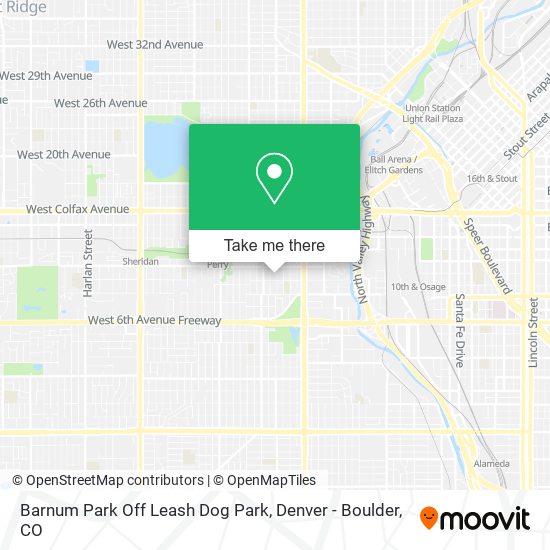 Barnum Park Off Leash Dog Park map