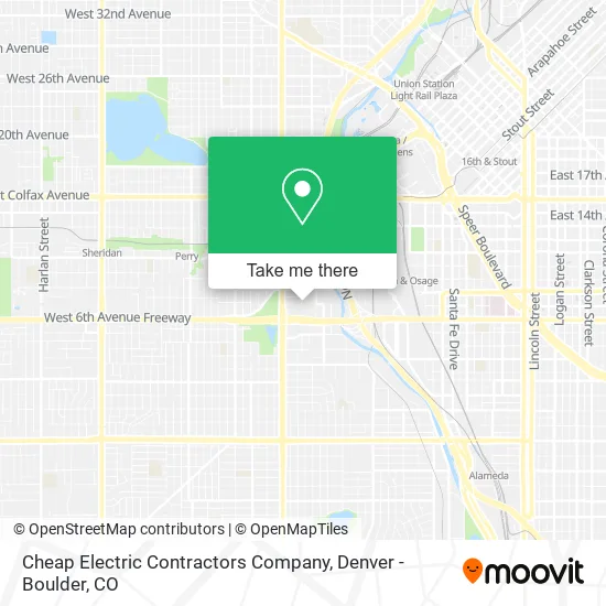 Cheap Electric Contractors Company map