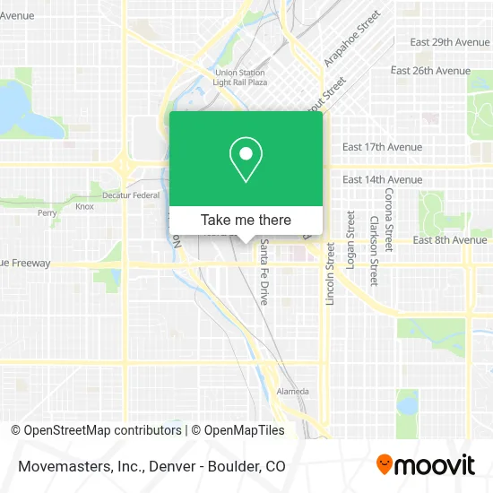 Movemasters, Inc. map