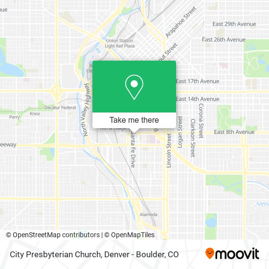 City Presbyterian Church map