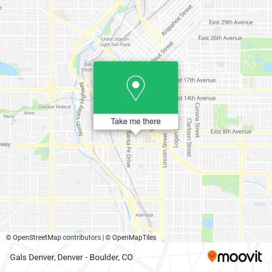 Gals Denver map