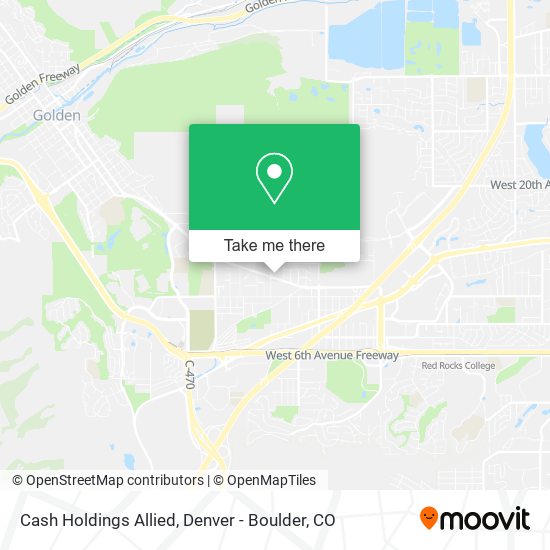 Cash Holdings Allied map