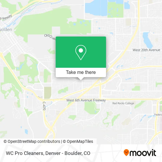 WC Pro Cleaners map