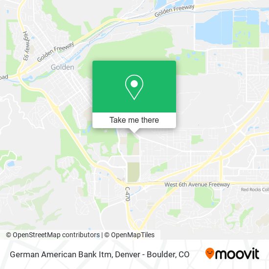 German American Bank Itm map