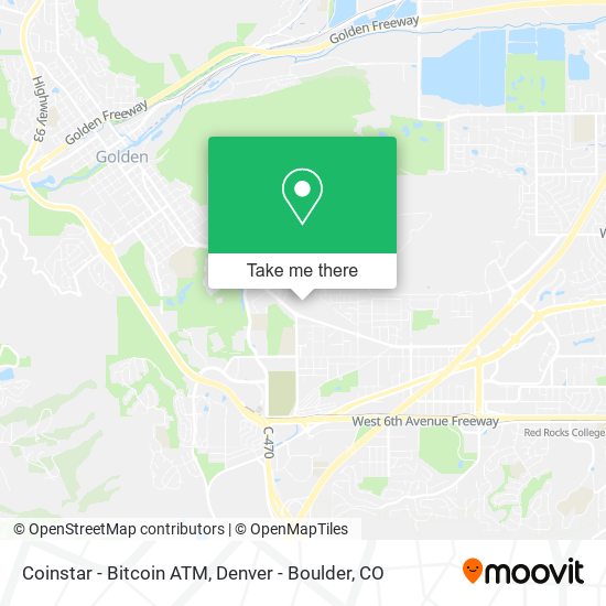 Coinstar - Bitcoin ATM map