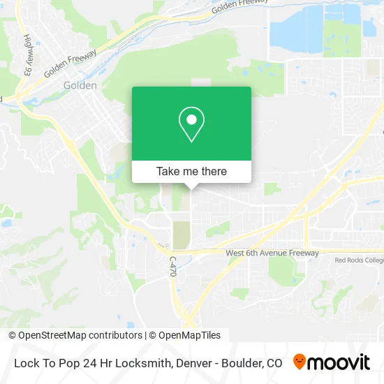 Lock To Pop 24 Hr Locksmith map