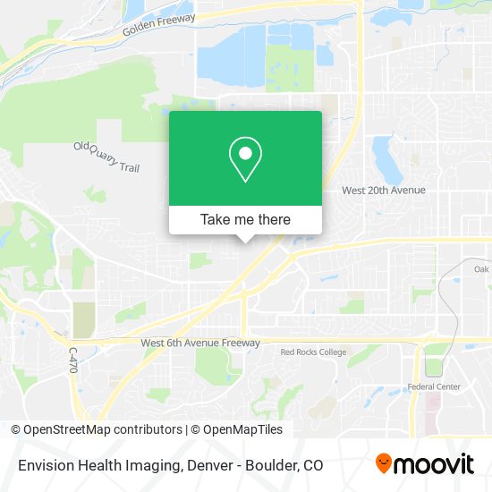 Envision Health Imaging map