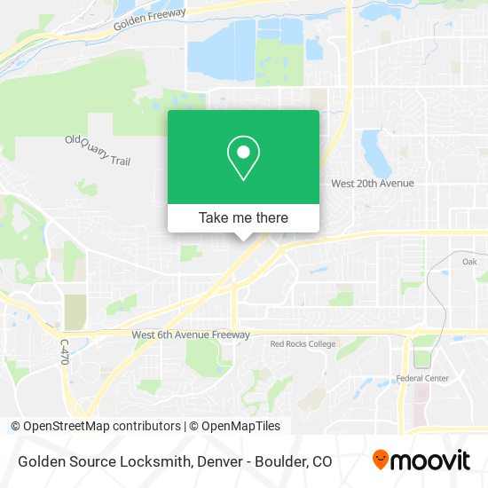 Golden Source Locksmith map