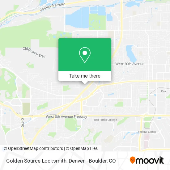 Golden Source Locksmith map
