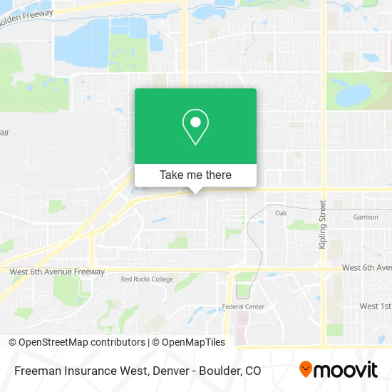 Freeman Insurance West map