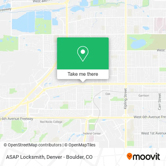 ASAP Locksmith map