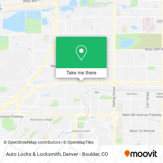 Auto Locks & Locksmith map