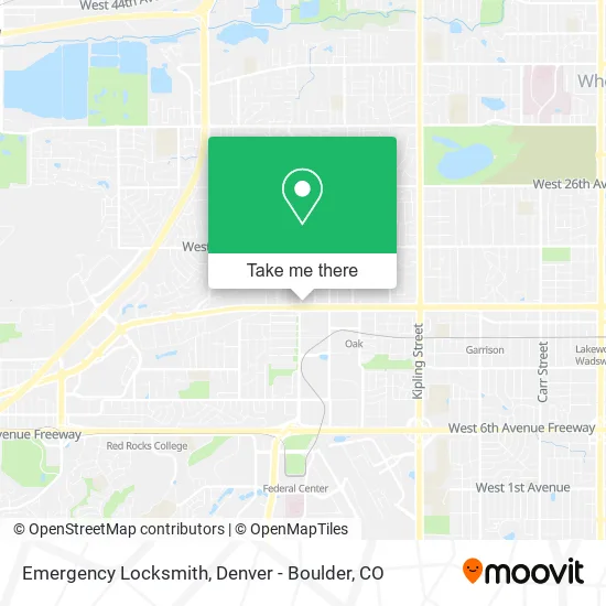 Emergency Locksmith map