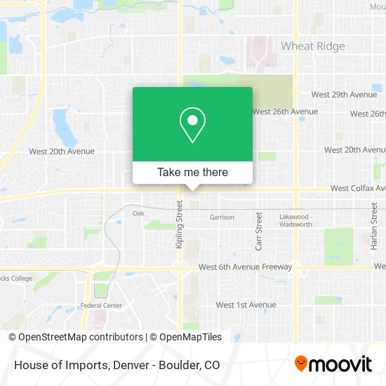 House of Imports map