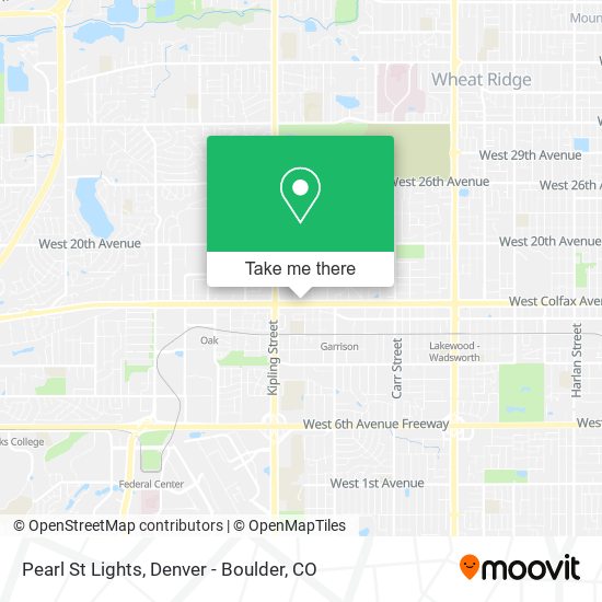 Pearl St Lights map