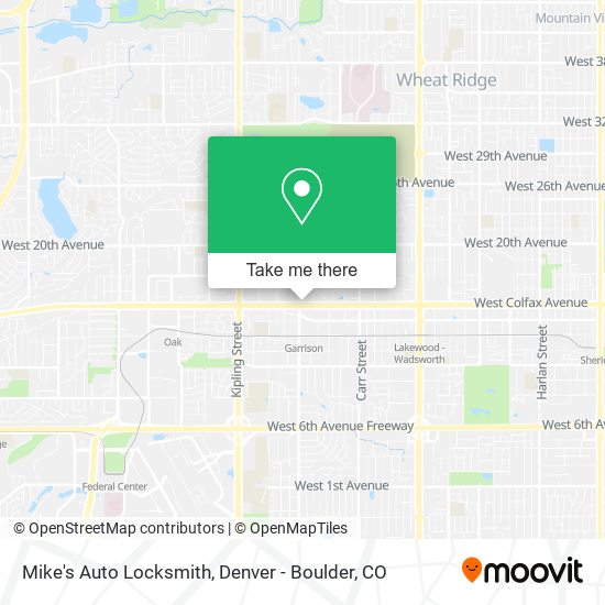 Mike's Auto Locksmith map
