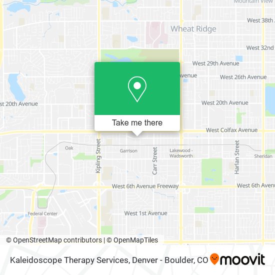 Kaleidoscope Therapy Services map