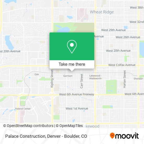 Palace Construction map