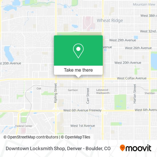 Downtown Locksmith Shop map
