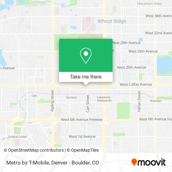 Mapa de Metro by T-Mobile