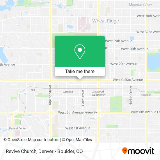 Revive Church map